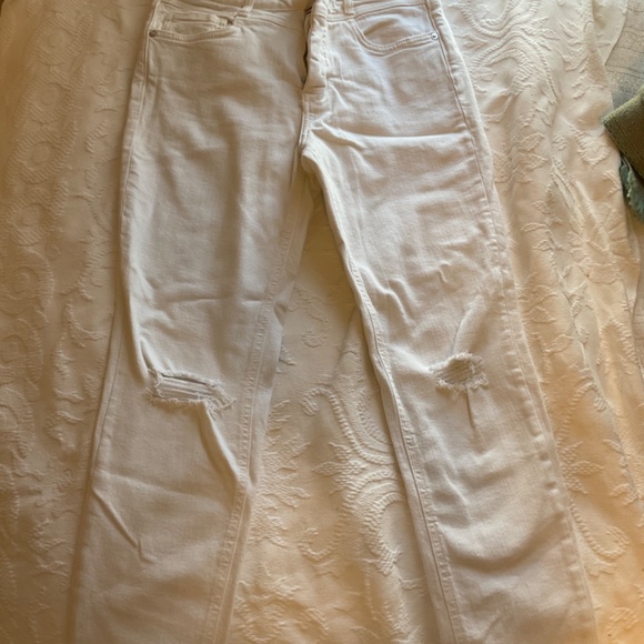 Pilcro NWT High Rise Slim White Jeans - Picture 4 of 5